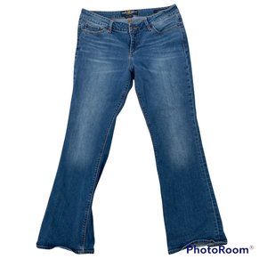 Lucky Brand Womens Size 14/32 A Lolita Boot Jeans Blue Mid Rise Medium Wash